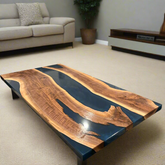 Live Edge River Black Walnut Coffee Table